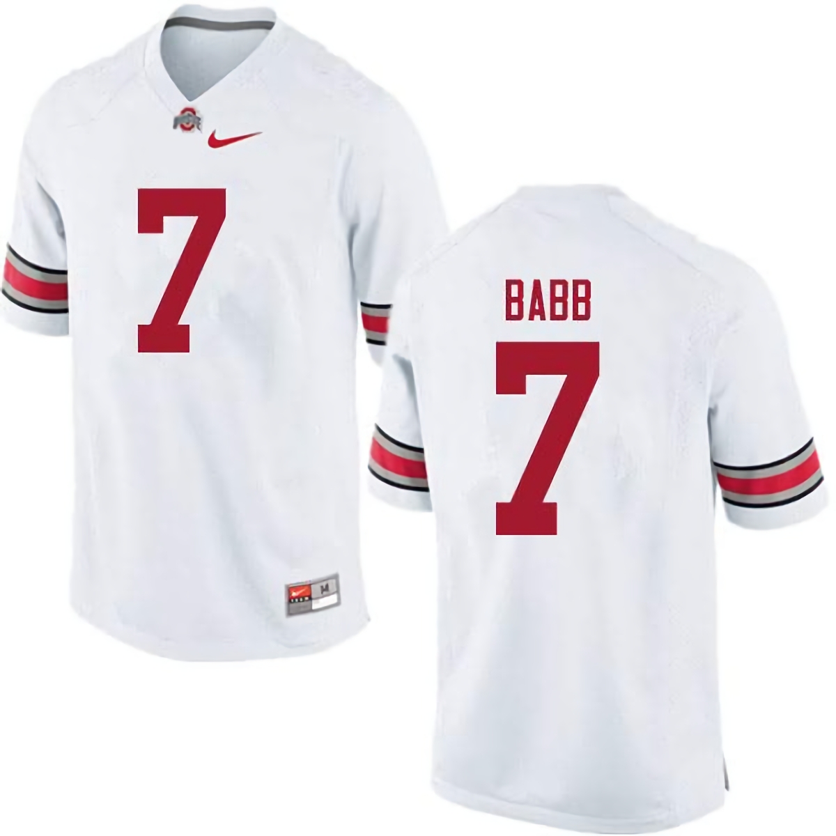 Kamryn Babb Ohio State Buckeyes Men's NCAA #7 Nike White College Stitched Football Jersey CNH6056IW
